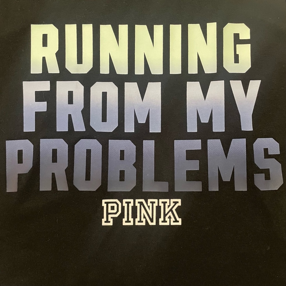 PINK Black Razorback Tank Top - Picture 3 of 10